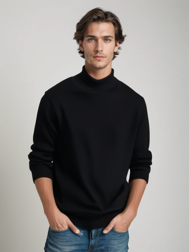 Callum | 100% Cashmere turtleneck sweater