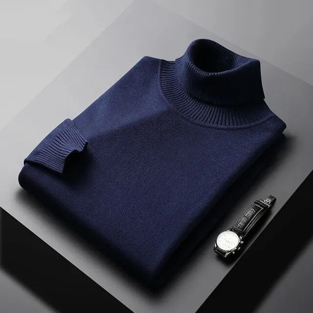 Callum | 100% Cashmere turtleneck sweater